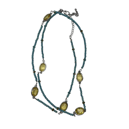 BLUE NECKLACE CHAIN by CHICOS