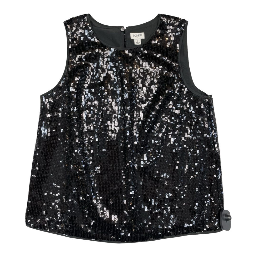 Top Sleeveless By J. Crew In Black, Size:S