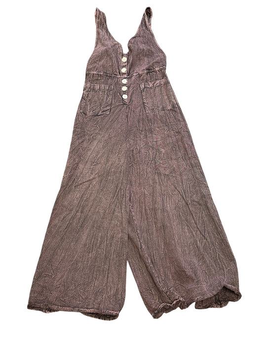 Jumpsuit By Earthbound In Black & Pink, Size:M