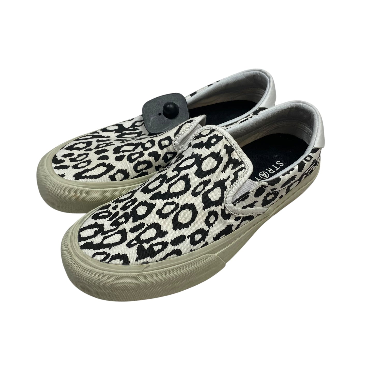 Shoes Flats By Straye In Black & White, Size:7.5