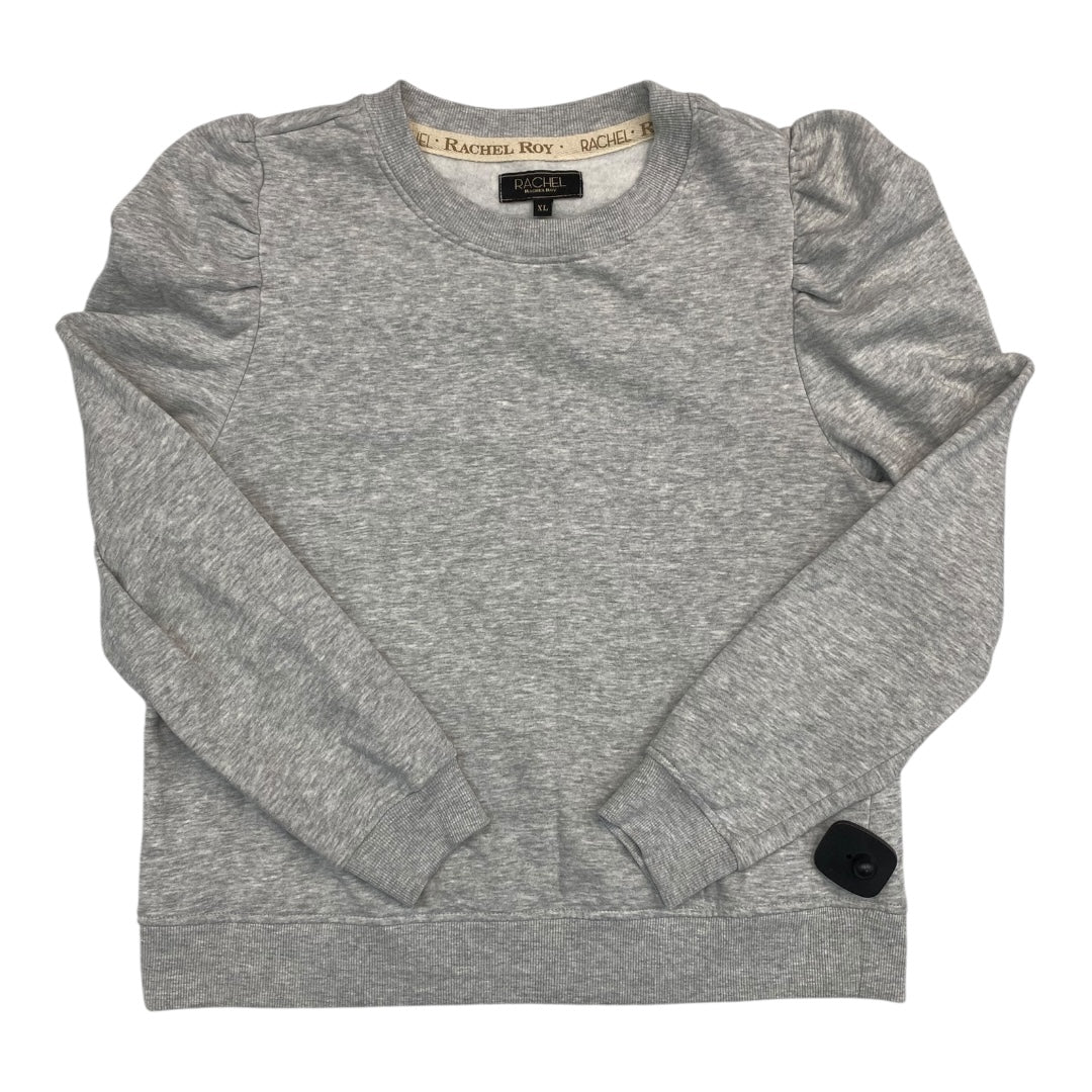 Sweatshirt Crewneck By Rachel Roy In Grey, Size:Xl
