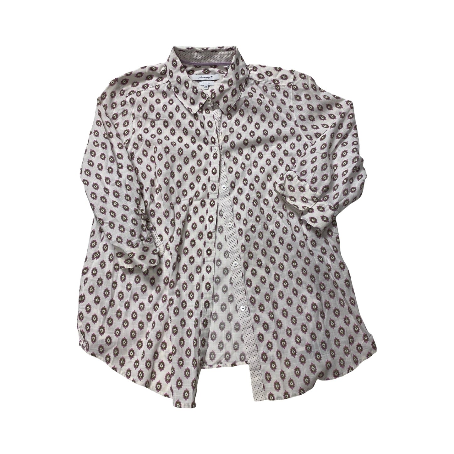 Top Ls By Foxcroft In Multi, Size:16