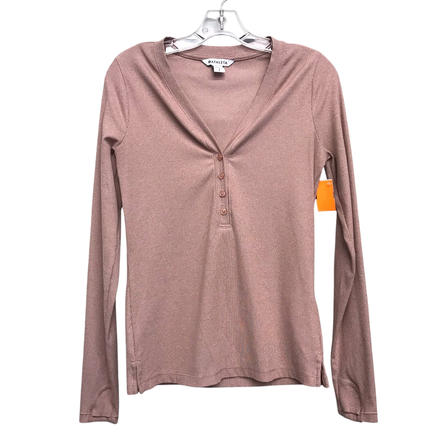 Top Ls By Athleta In Pink, Size:S