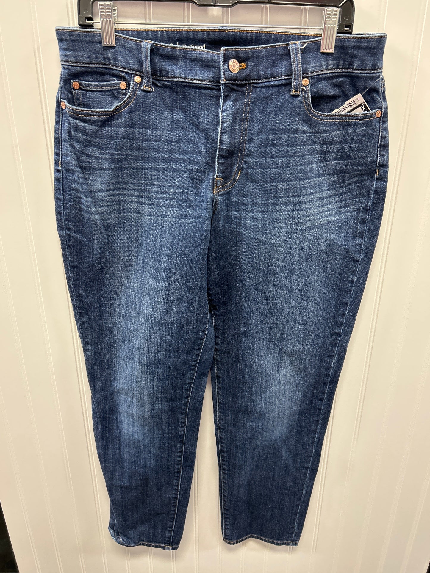Jeans Boyfriend By Talbots In Blue Denim, Size:10