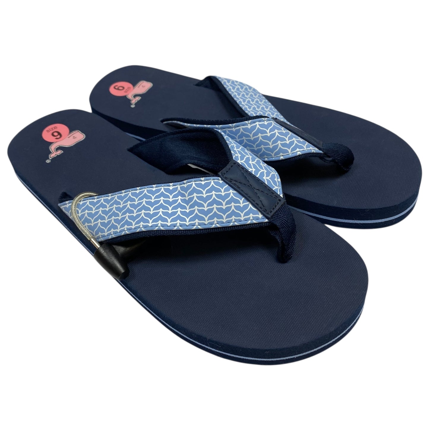 Sandals Designer By Vineyard Vines In Blue, Size:9