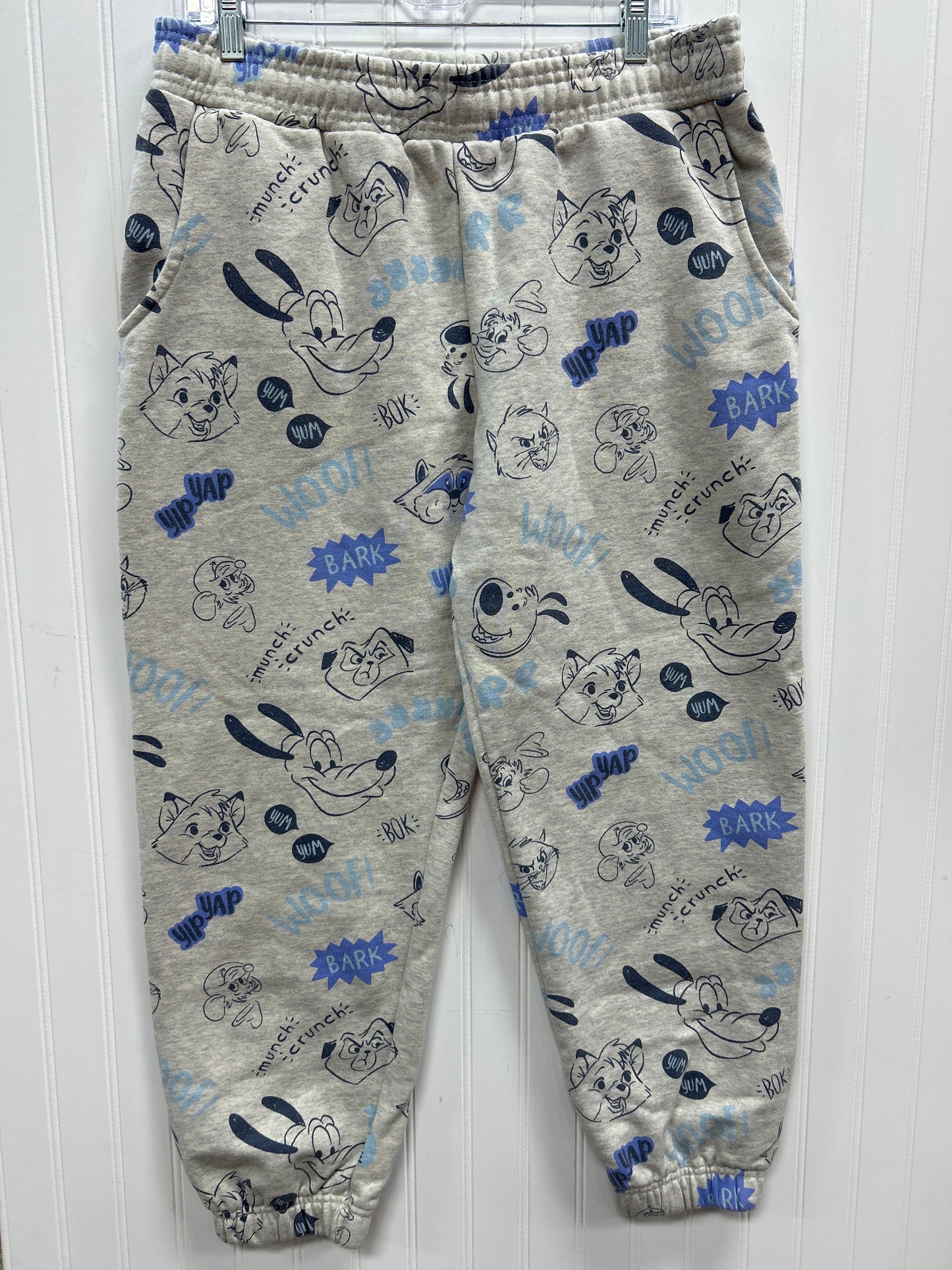 Athletic Pants By Disney In Grey, Size:M