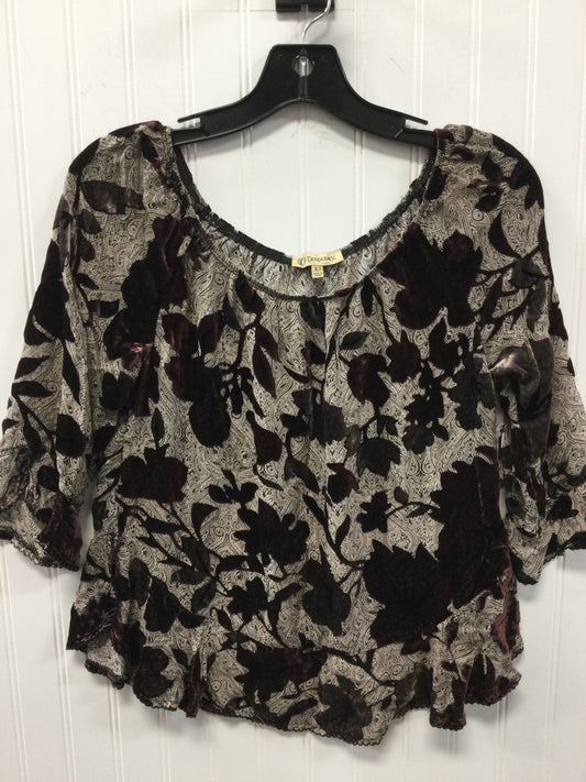 Top Ls By Democracy In Taupe, Size:Xs