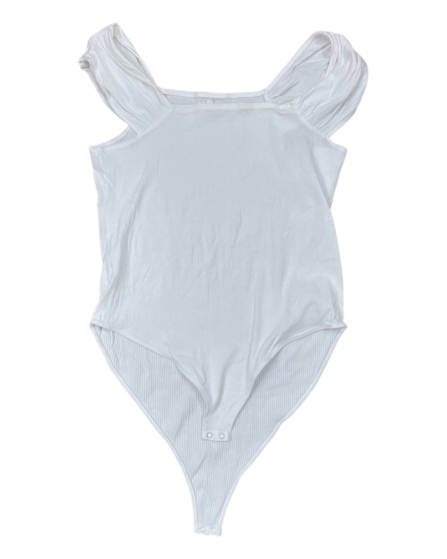 Bodysuit By Maurices In White, Size:1X
