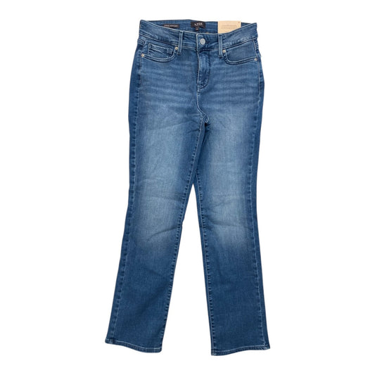 Jeans Straight By Not Your Daughters Jeans In Blue Denim, Size:4