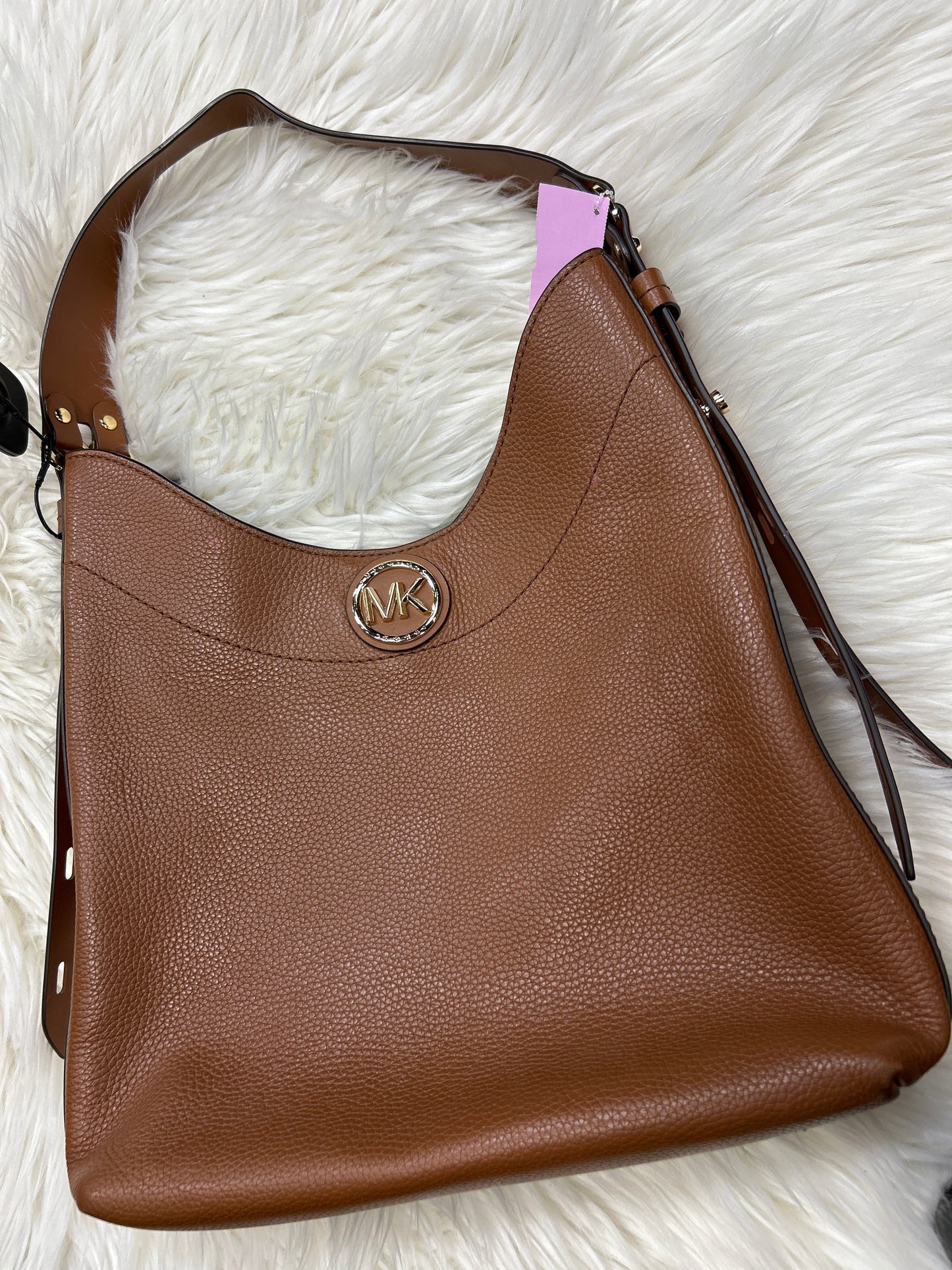 Handbag Designer By Michael Kors In Brown, Size:Large