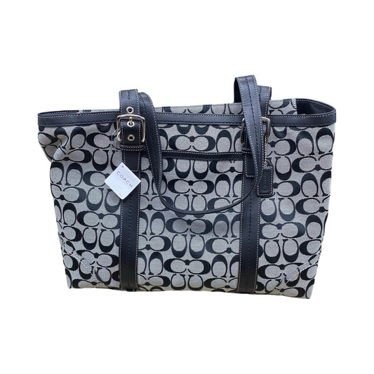 Handbag Designer By Coach In Black, Size:Medium