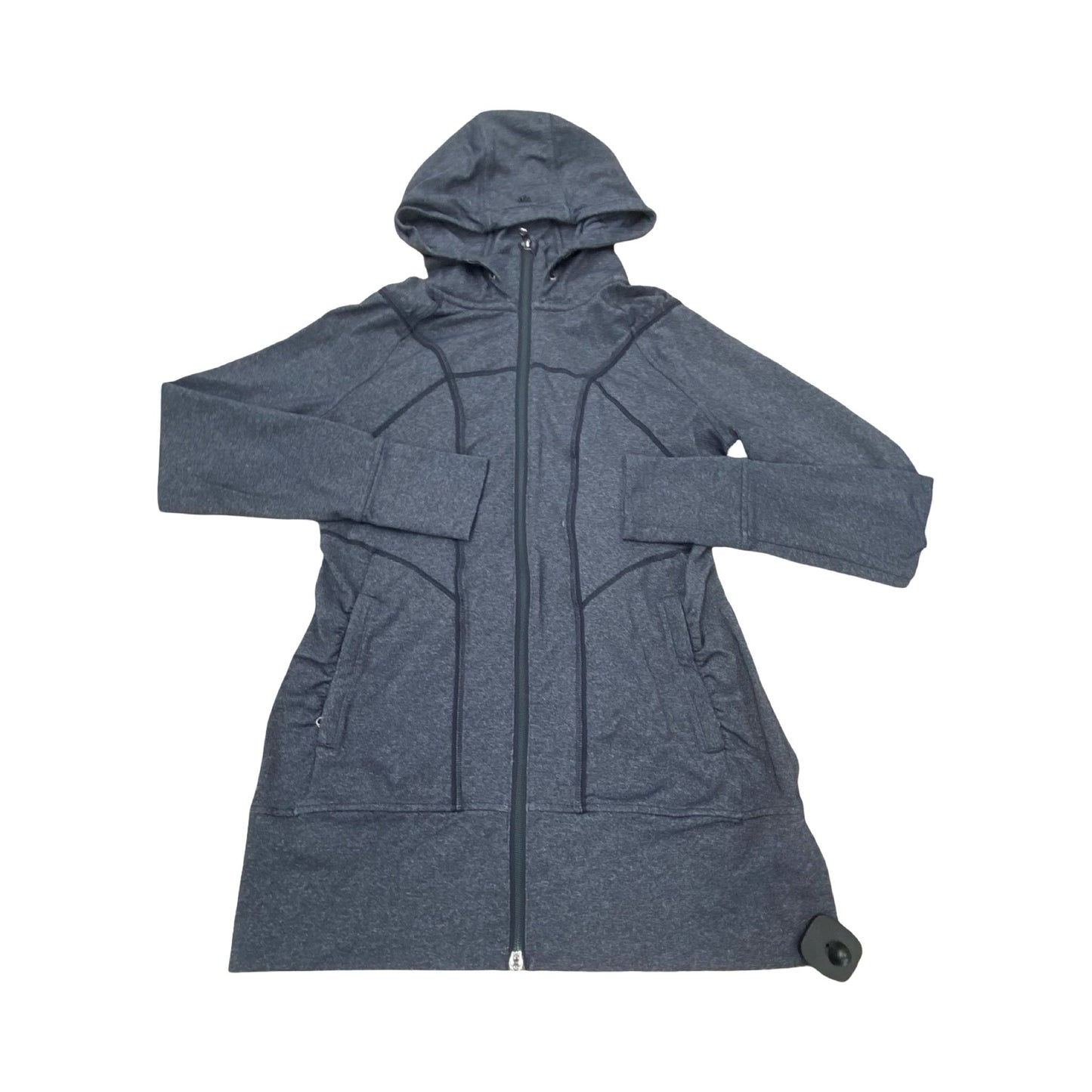 Athletic Jacket By Athleta In Grey, Size:M