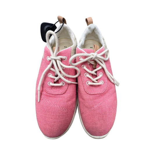 Shoes Flats By Toms In Pink, Size:5