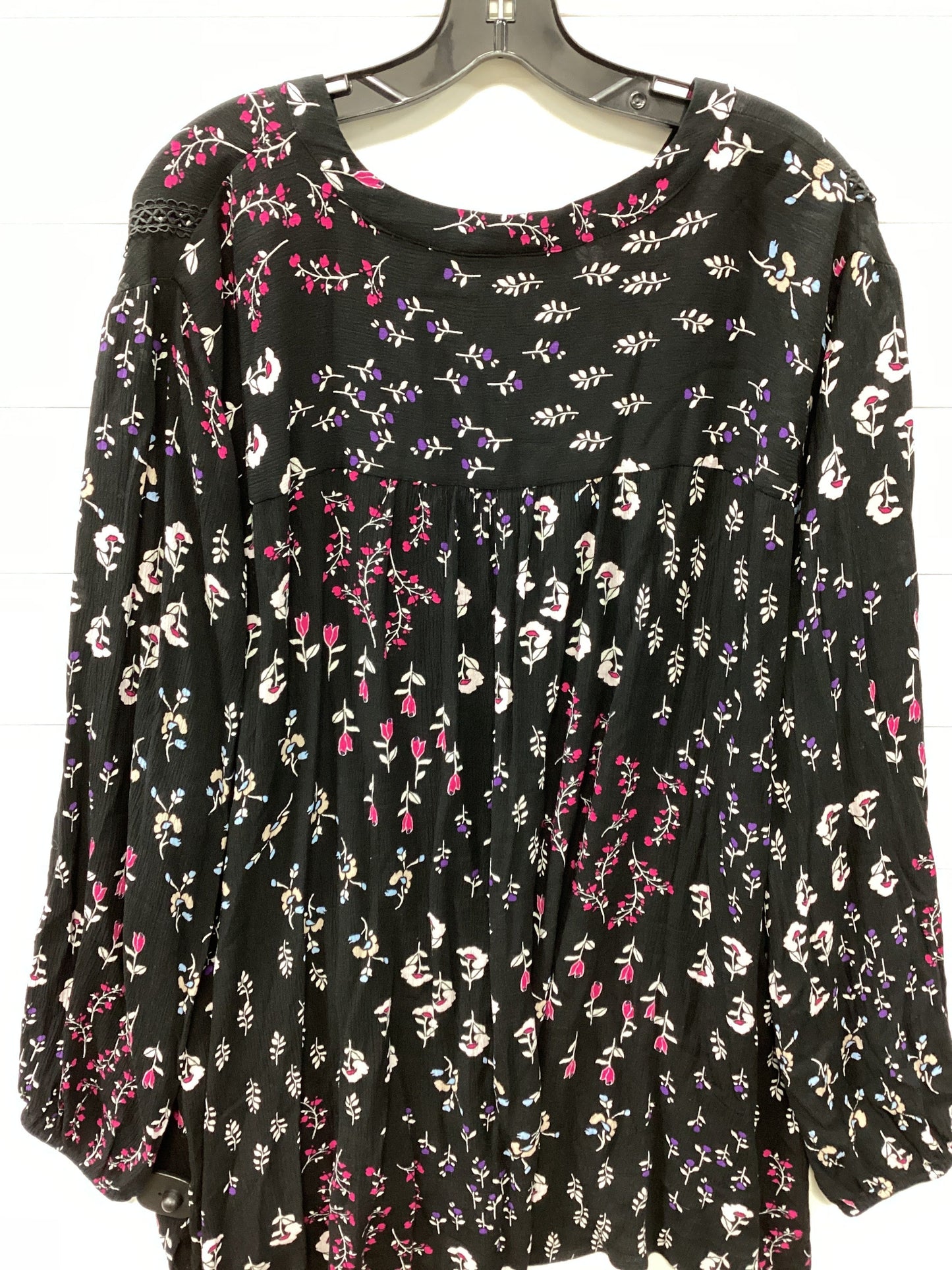 Top Ls By Lane Bryant In Black, Size:2X