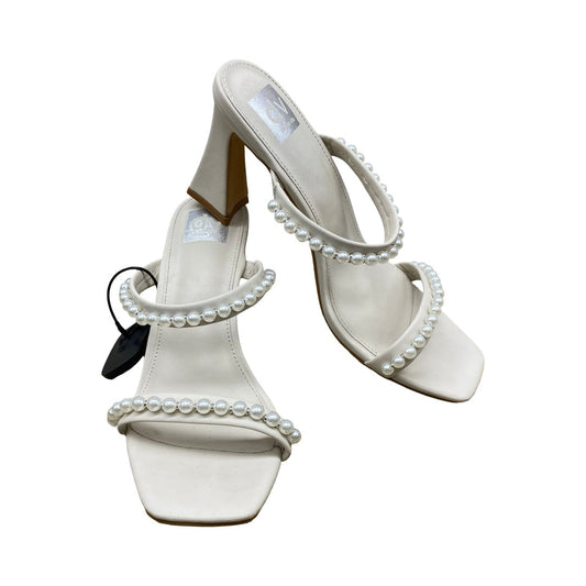 Sandals Heels Stiletto By Dolce Vita In Ivory, Size:9.5