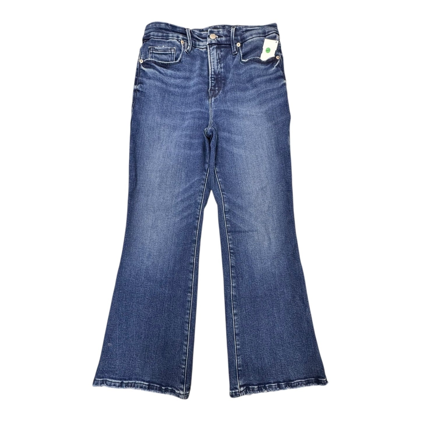 Jeans Flared By Good American In Blue, Size:8