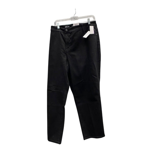 Jeans Skinny By Style And Company In Black, Size:22
