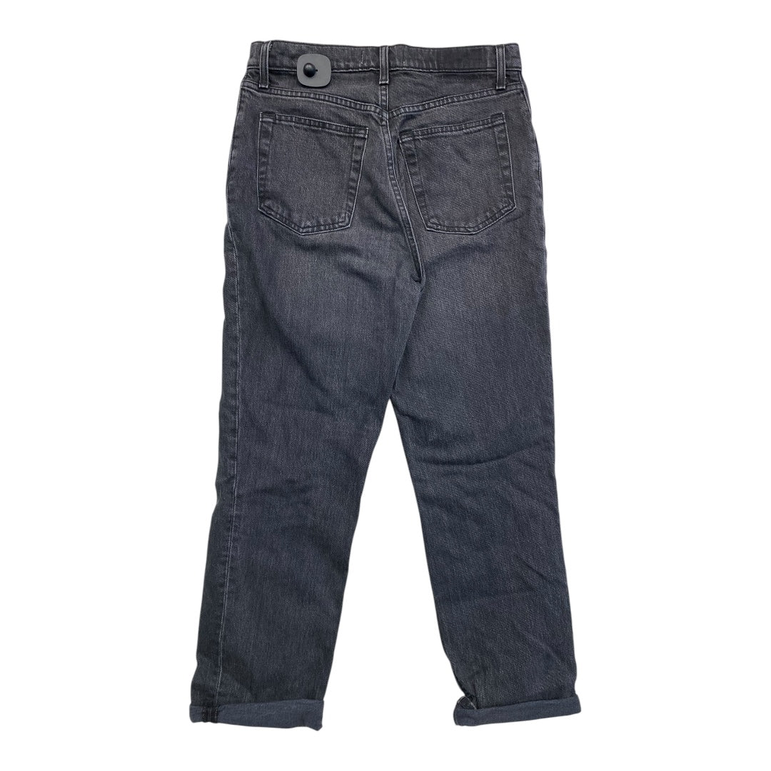 Jeans Boyfriend By Abercrombie And Fitch In Black Denim, Size:6