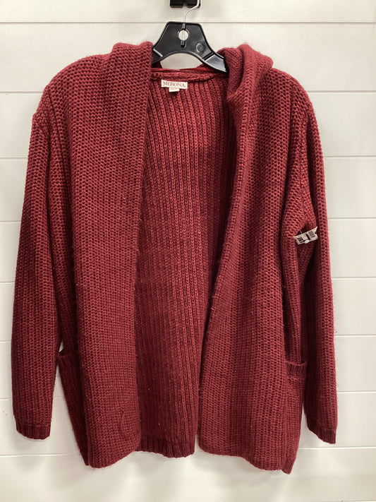 Sweater Cardigan By Merona In Red, Size:Xs