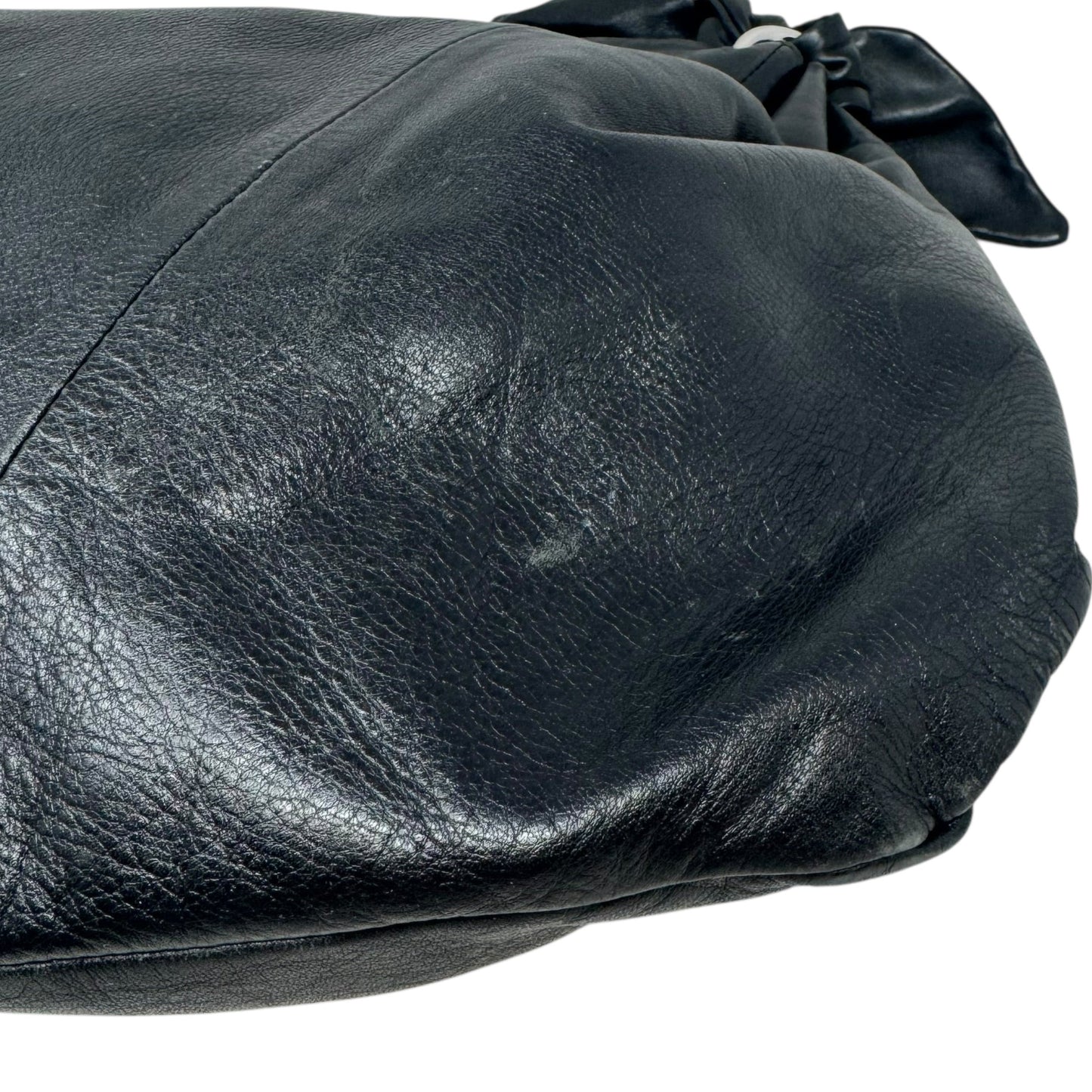 AS IS Leather Knott Bow Hobo Bag Luxury Designer By Furla, Size: Medium