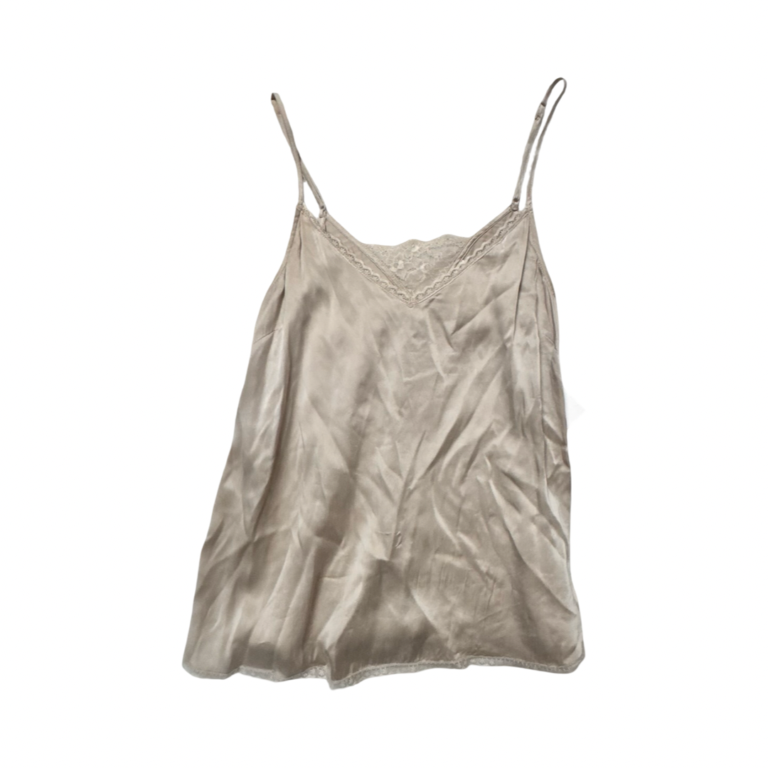 Top Sleeveless By Anthropologie In Taupe, Size:S