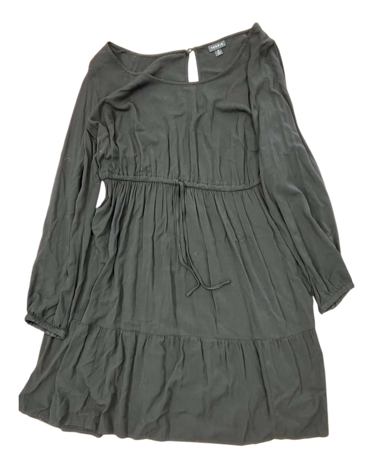 Dress Party Midi By Jessica Howard In Black & Cream, Size:20