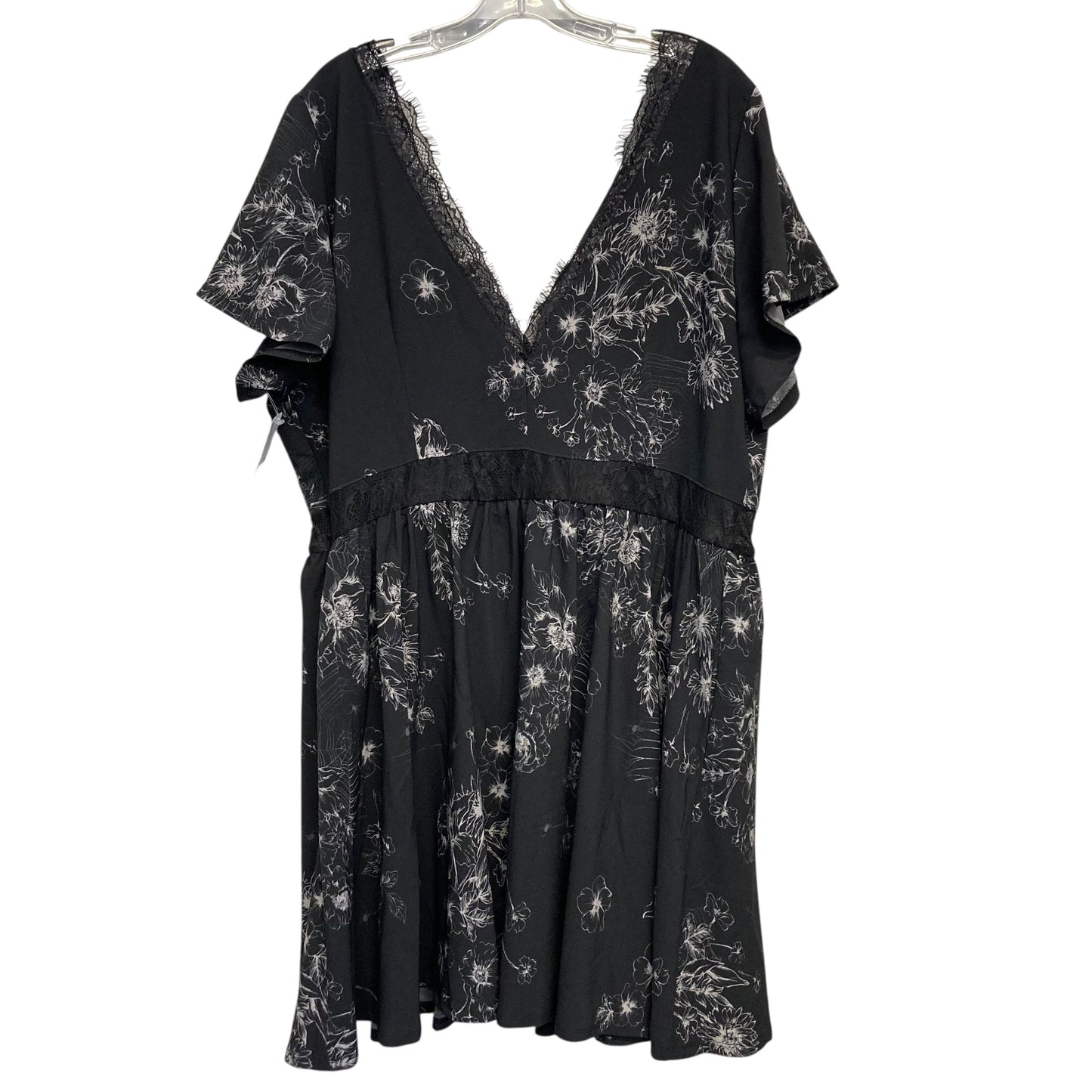 Dress Party Short By Torrid In Black, Size:1X
