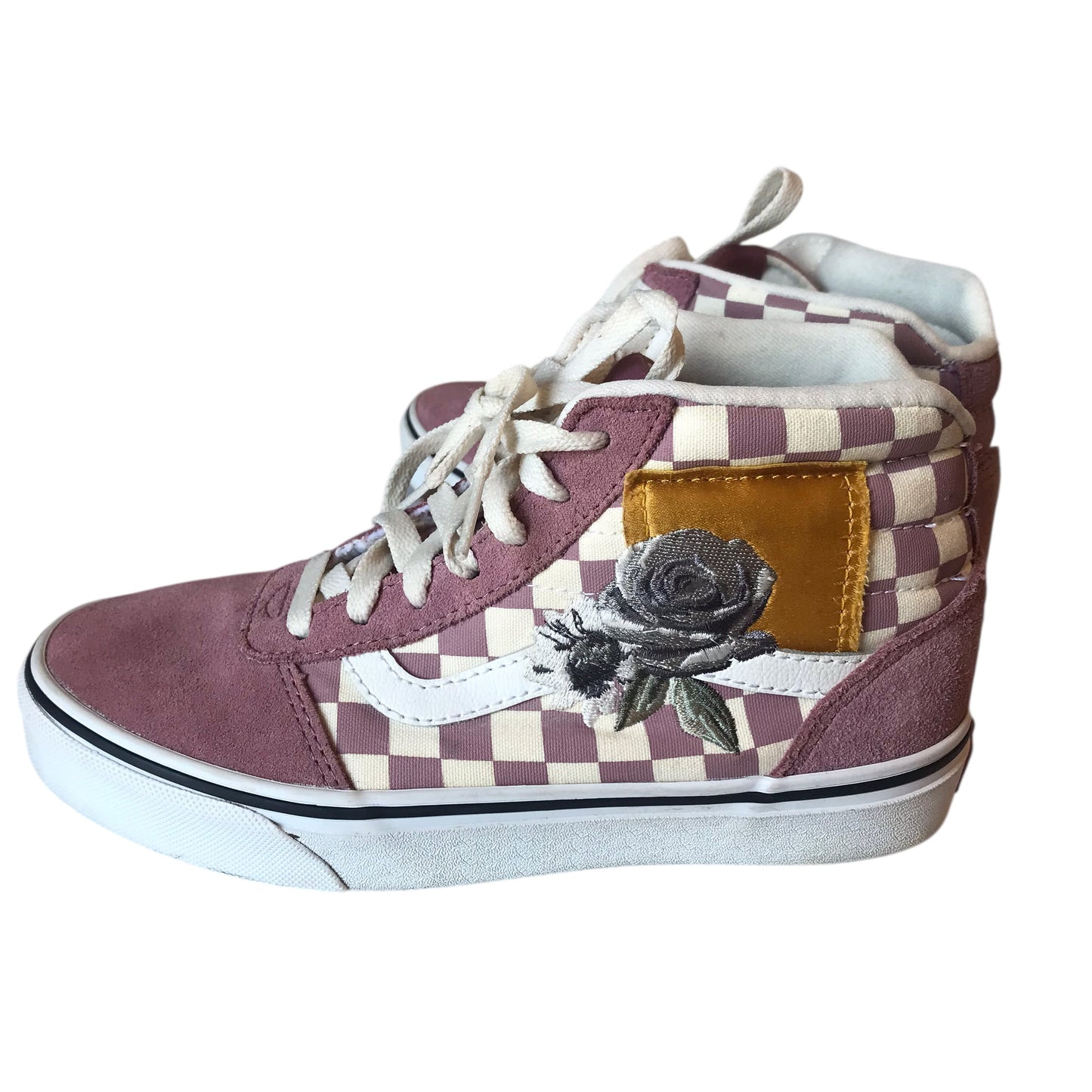 Shoes Sneakers By Vans In Pink & White, Size:5.5