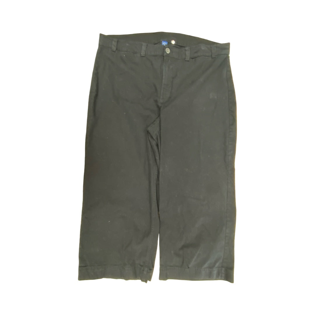 Jeans Wide Leg By Old Navy In Black Denim, Size:20