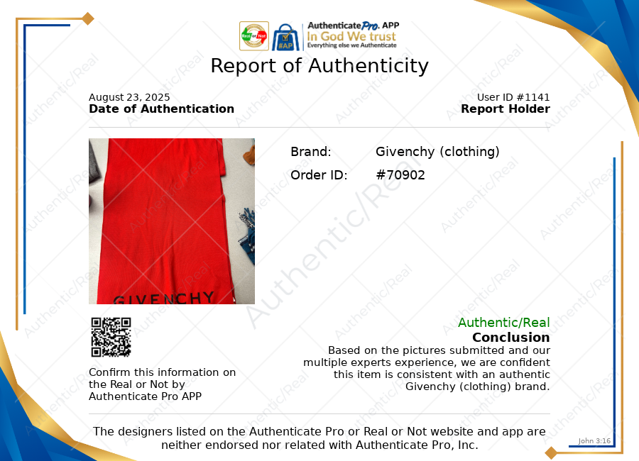 Scarf Luxury Designer By Givenchy In Red