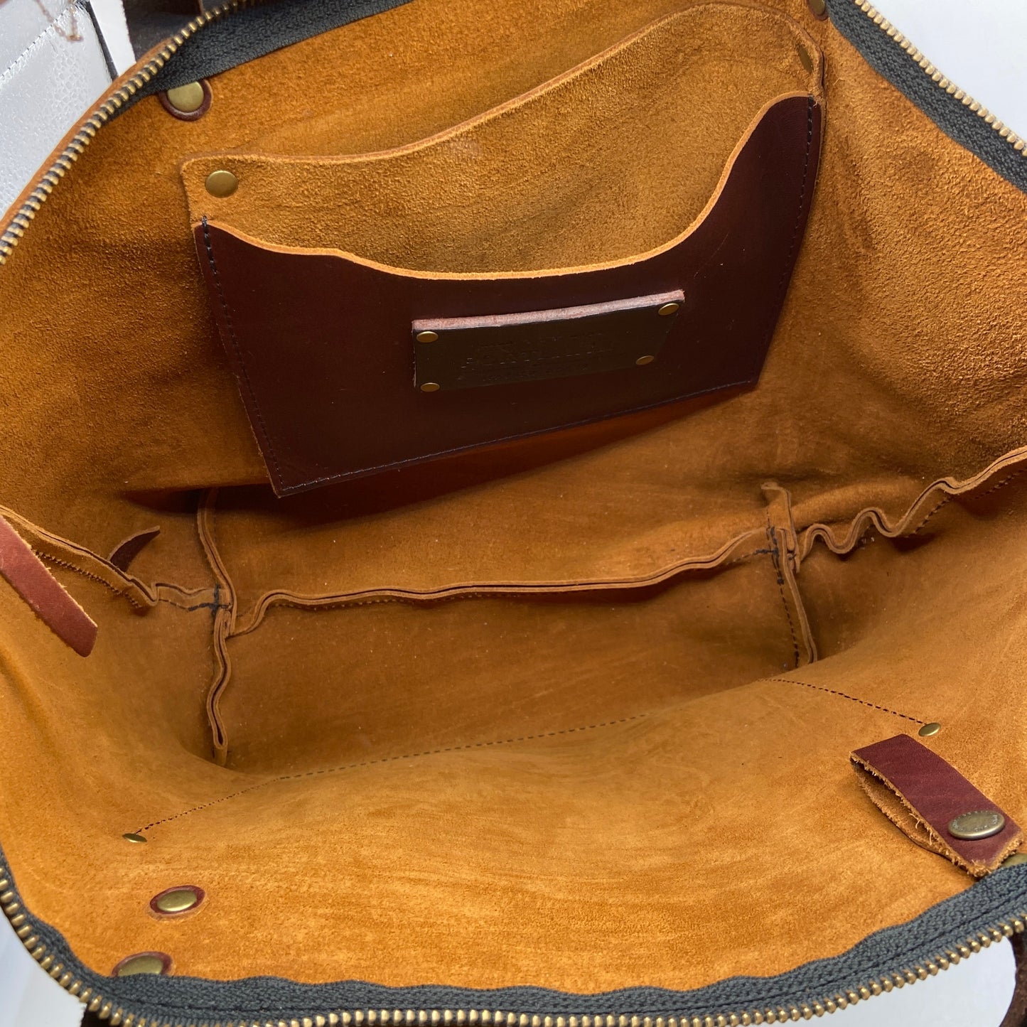 Handbag Leather By Portland Leather, Size: Medium