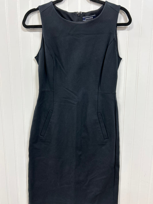 Dress Work By Lands End In Black, Size:20