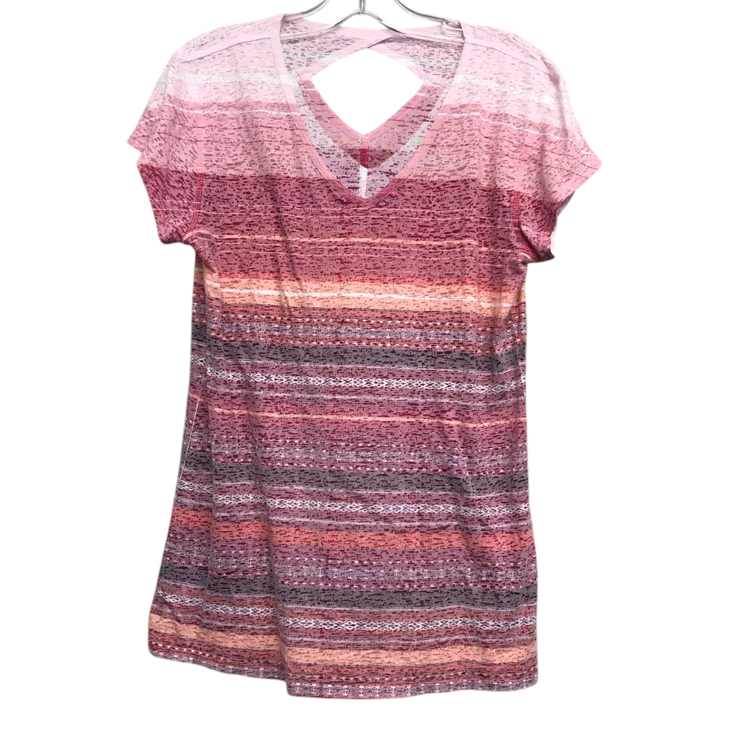 Top Ss By Earth Yoga In Pink, Size:Xl