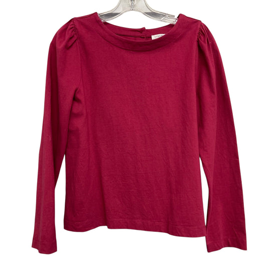 Top Ls By J. Crew In Red, Size:S