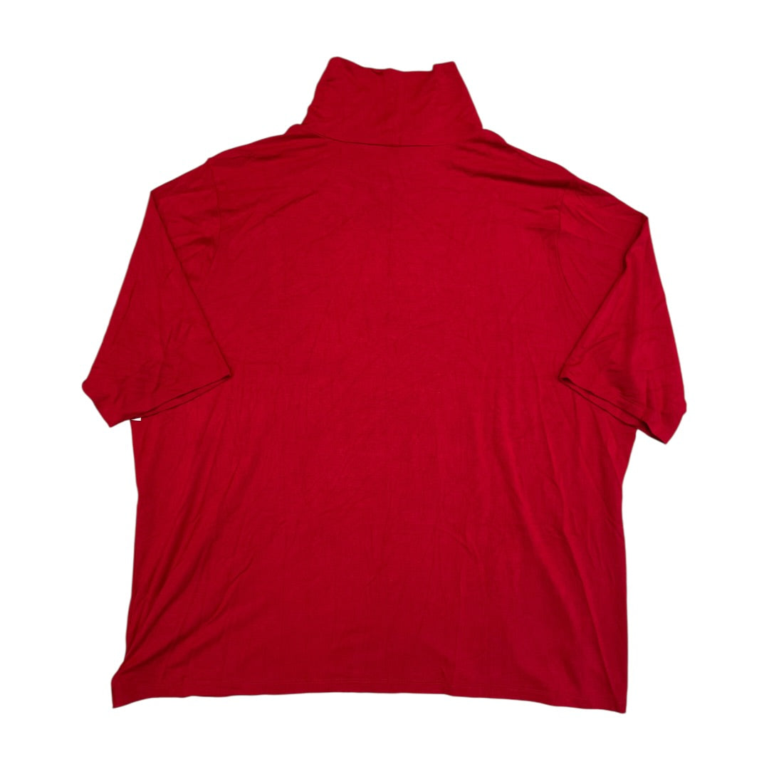 Top Ss By Lauren By Ralph Lauren In Red, Size:3X