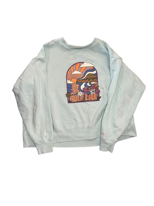 Sweatshirt Crewneck By Merrell In Green, Size:3X