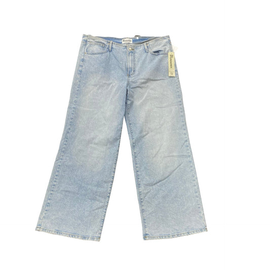 Jeans Wide Leg By No Boundaries In Blue, Size:16