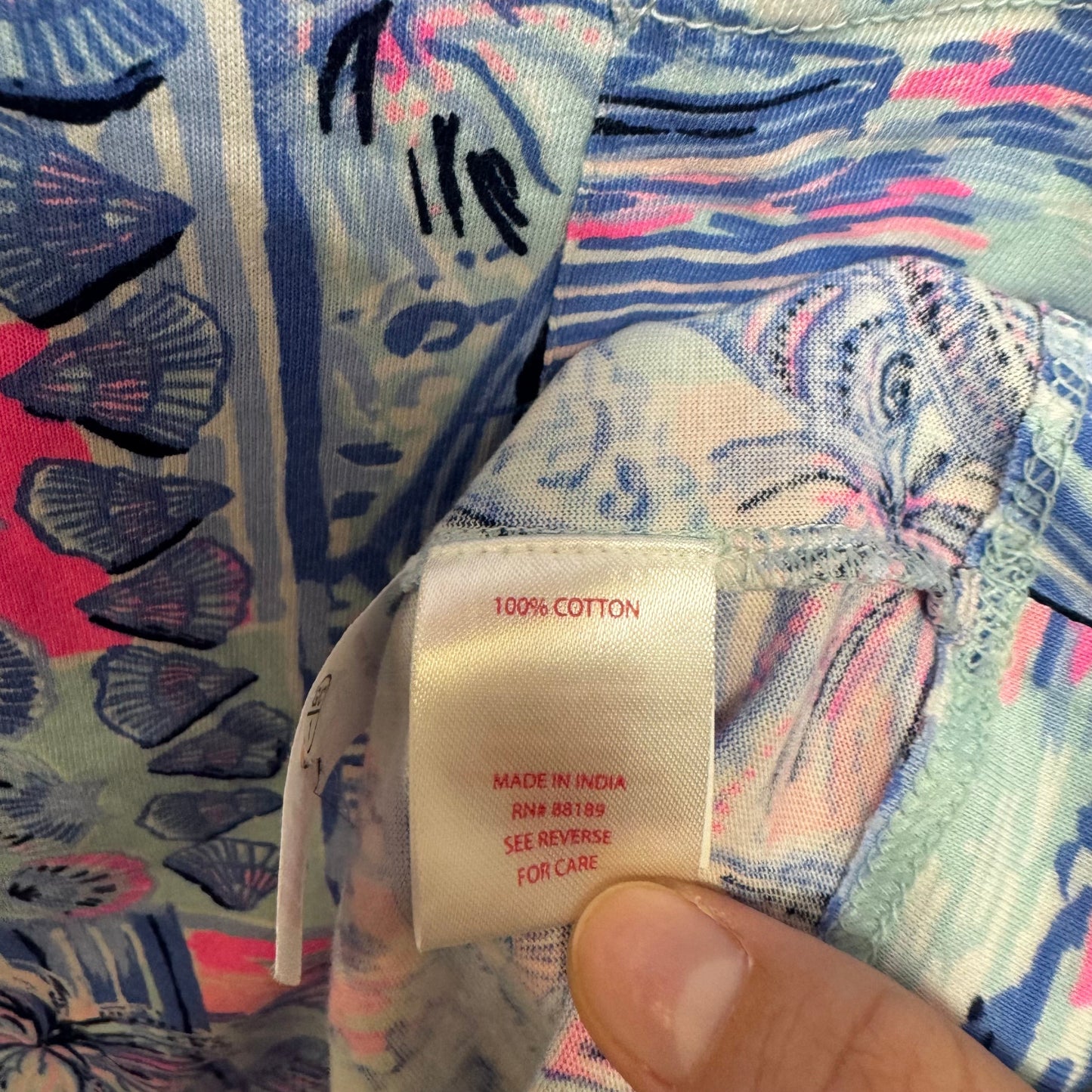 Laina Dress Designer By Lilly Pulitzer In Whisper Blue Yeah Buoy, Size: L