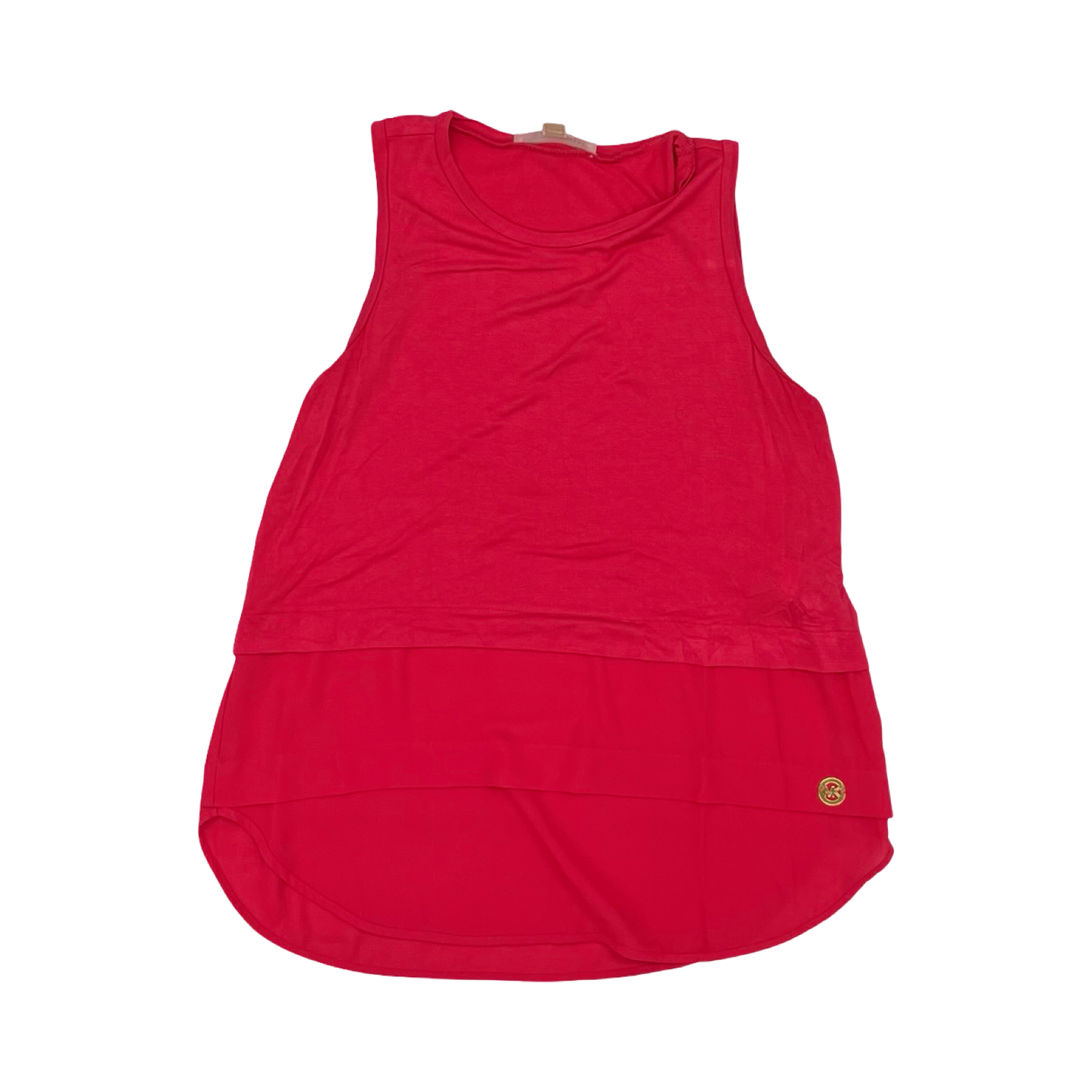 Top Sleeveless Designer By Michael Kors In Pink, Size:S