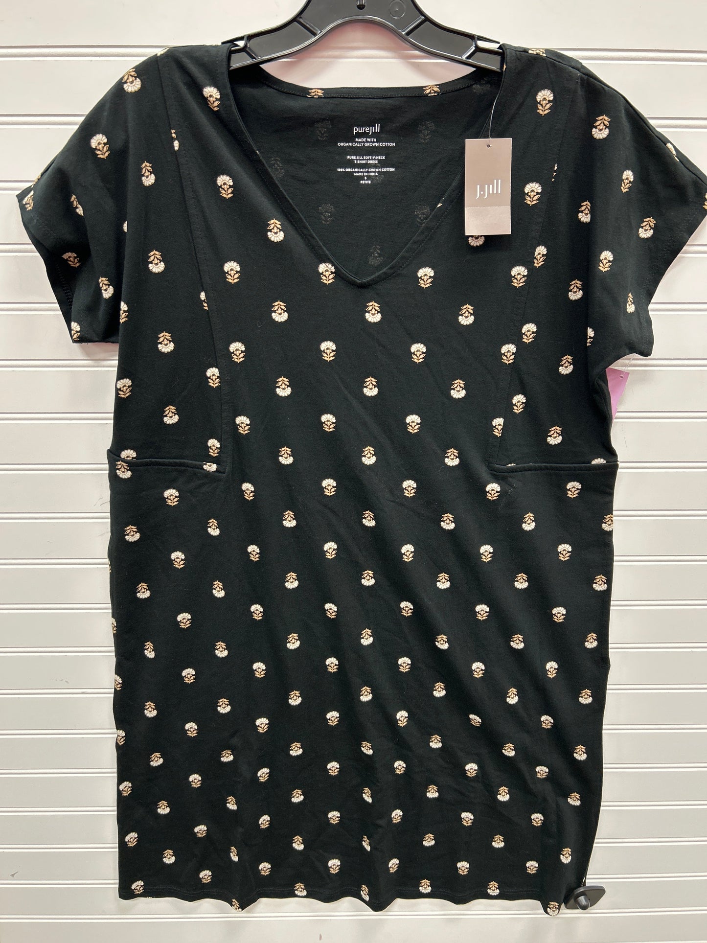 Dress Casual Midi By Pure Jill In Black, Size:Sp