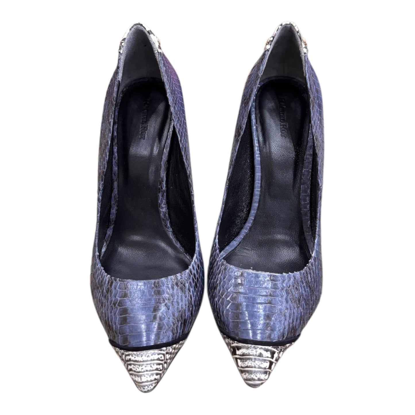 Shoes Heels Stiletto By Rachel Roy In Snakeskin Print, Size:8