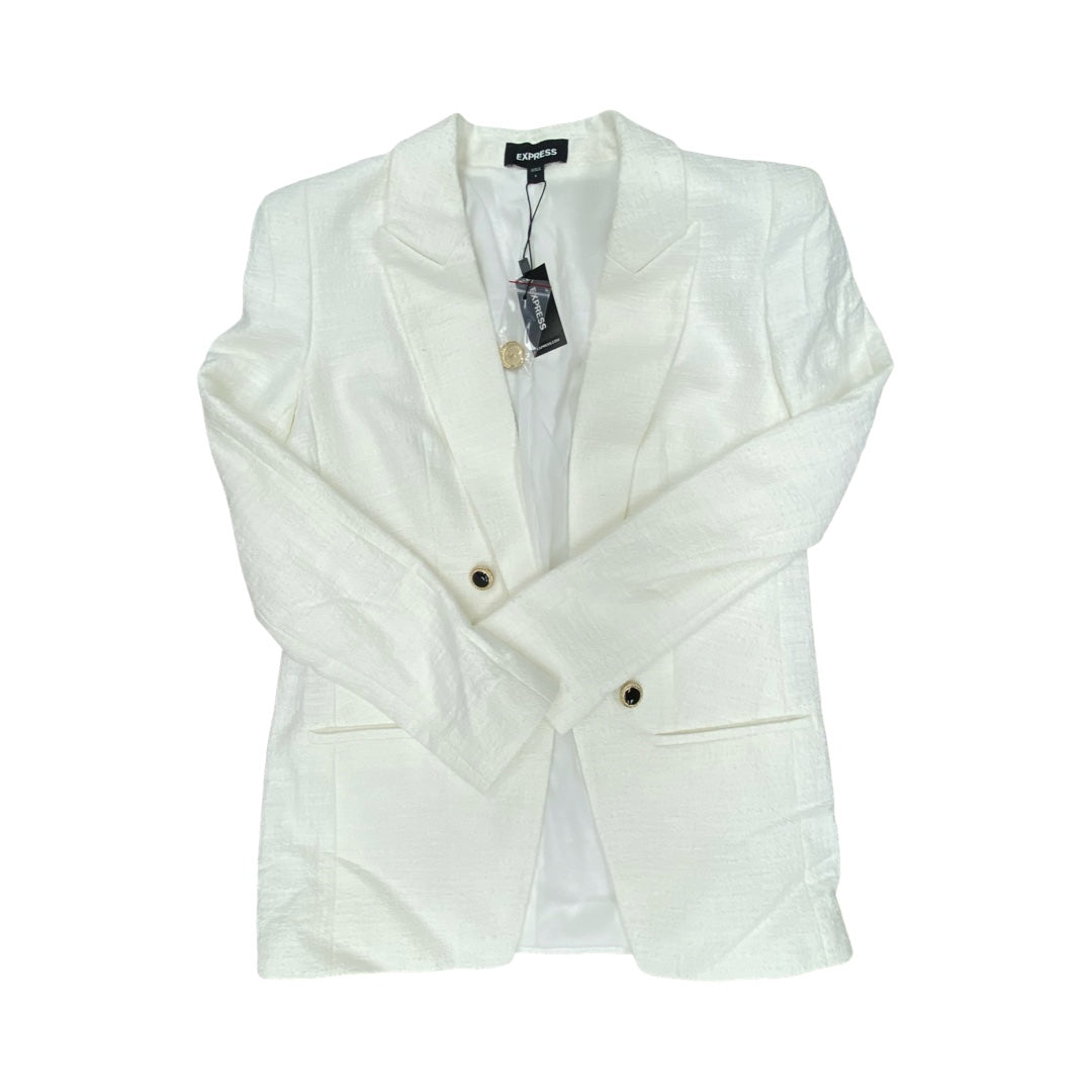 Blazer By Express In White, Size:S