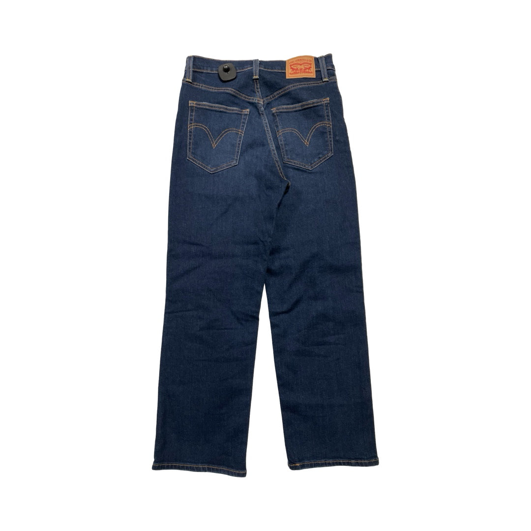 Jeans Straight By Levis In Blue Denim, Size:4