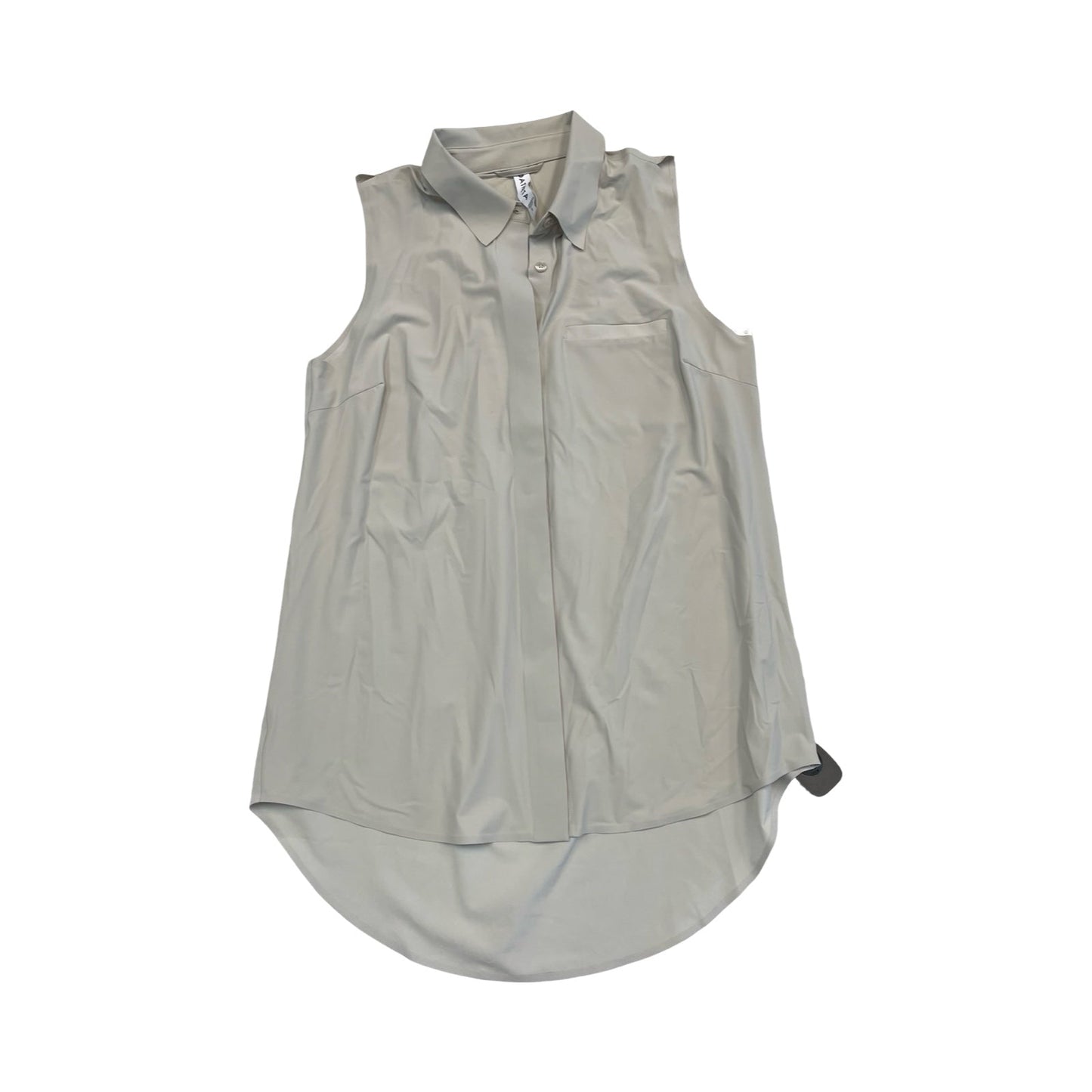 Top Sleeveless By Athleta In Beige, Size:S