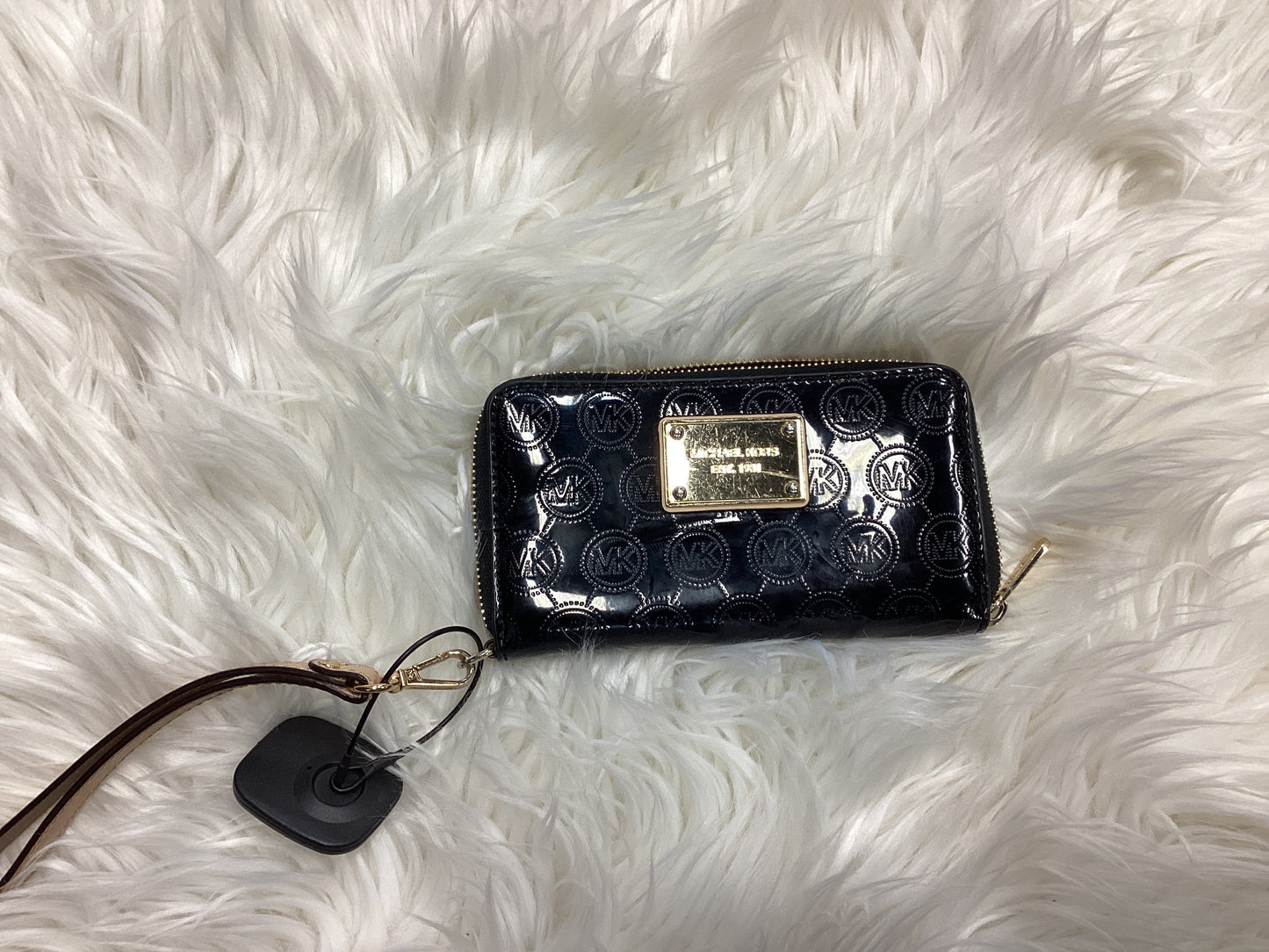 Wristlet By Michael By Michael Kors In Black, Size:Medium