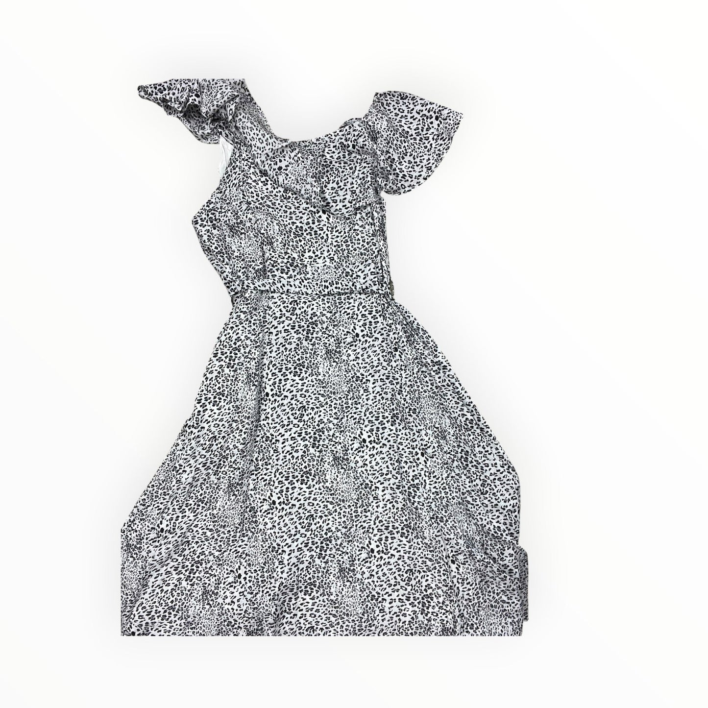 Dress Casual Midi By Kori America In Black & White, Size:L