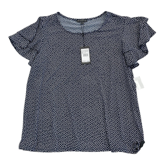 Top Ss By Adrianna Papell In Polkadot Pattern, Size:1X