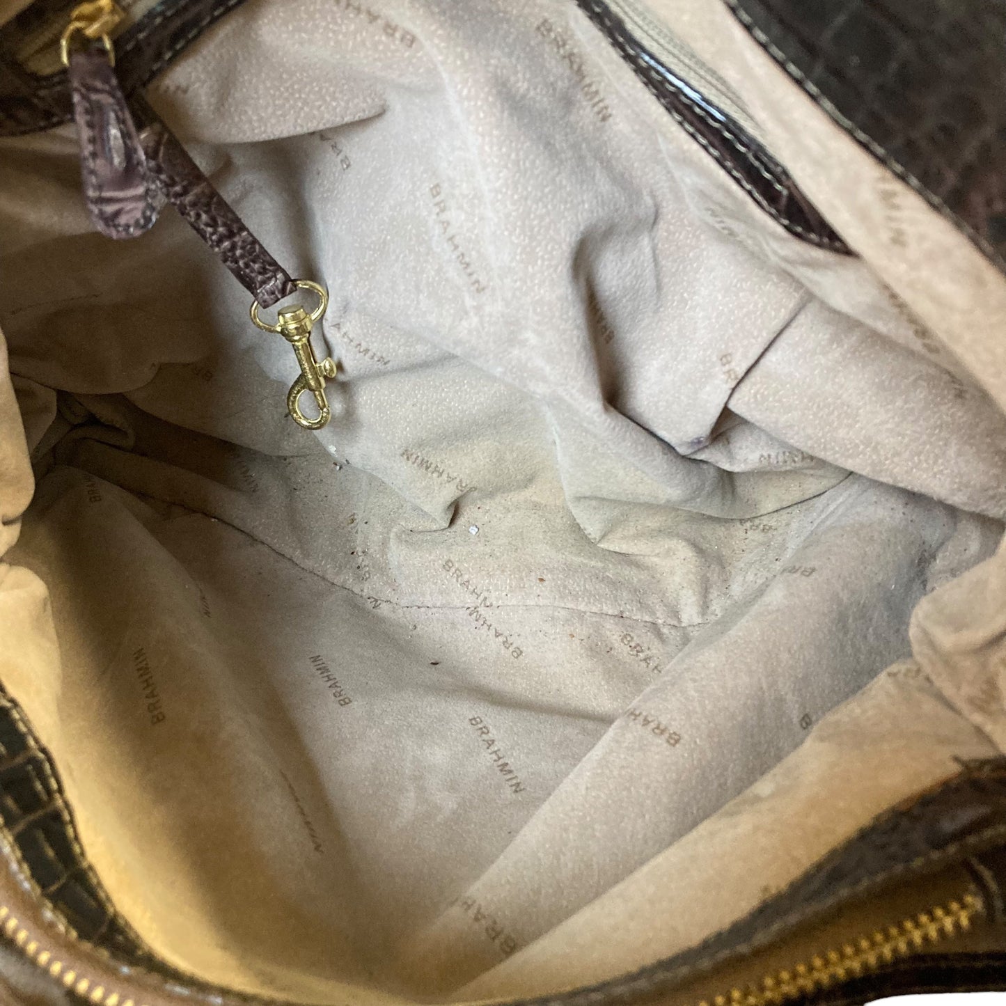 Handbag Designer By Brahmin In Multi, Size:Medium