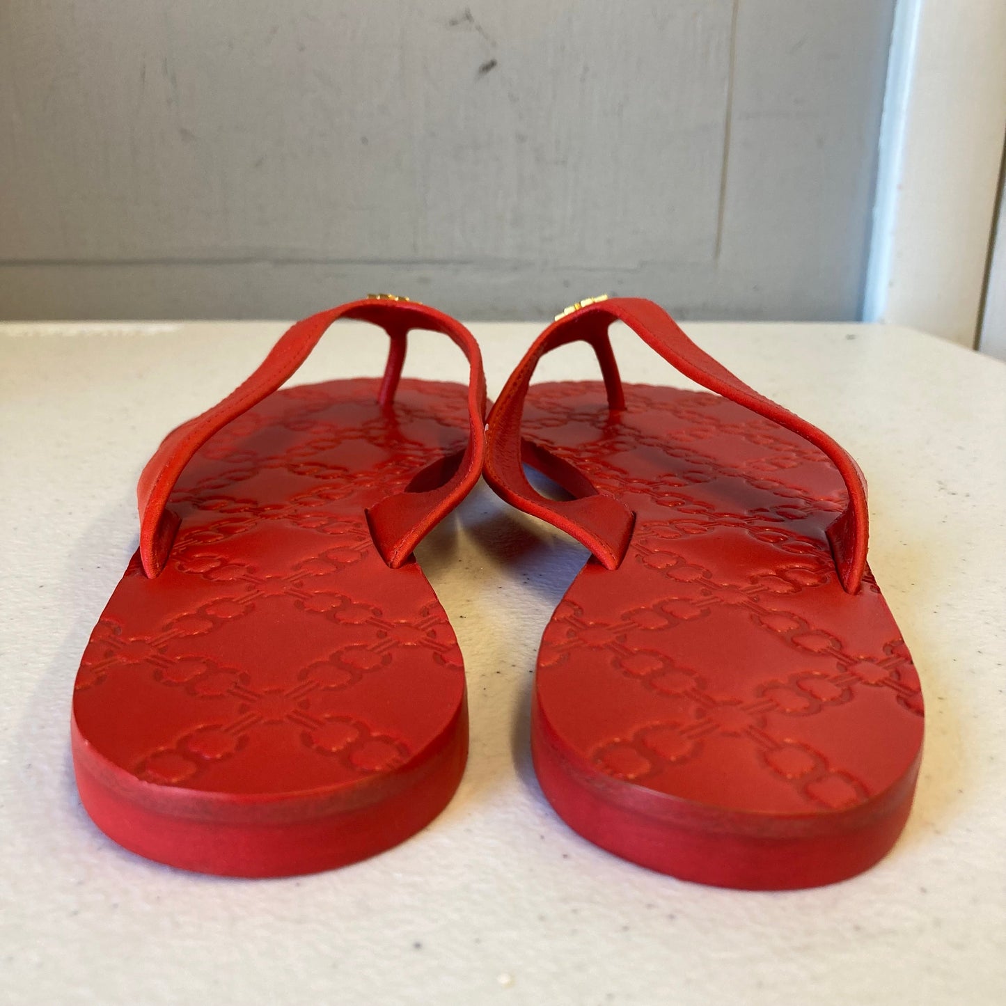 Sandals Designer By Tory Burch In Red, Size:6