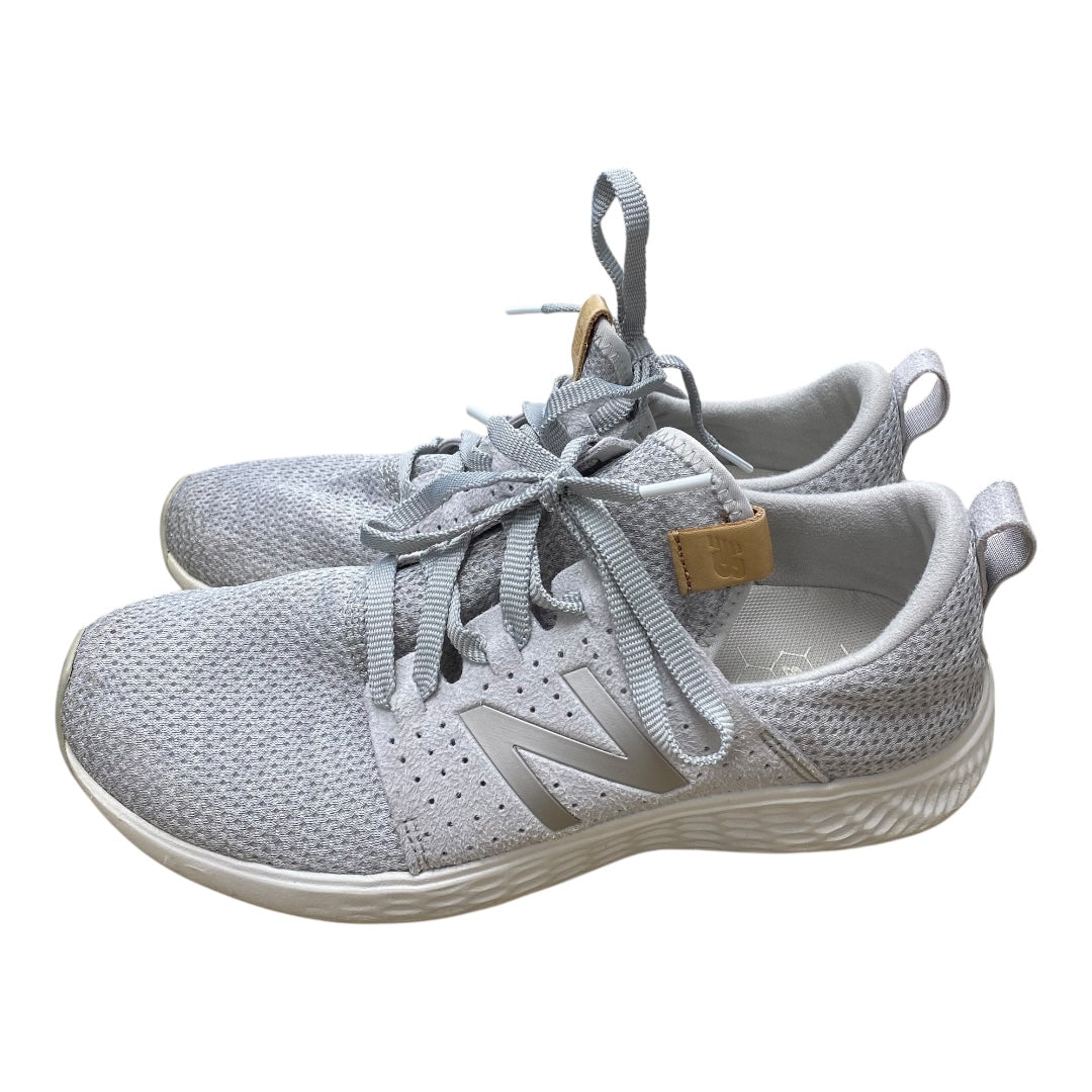 Shoes Athletic By New Balance In Grey & White, Size:9